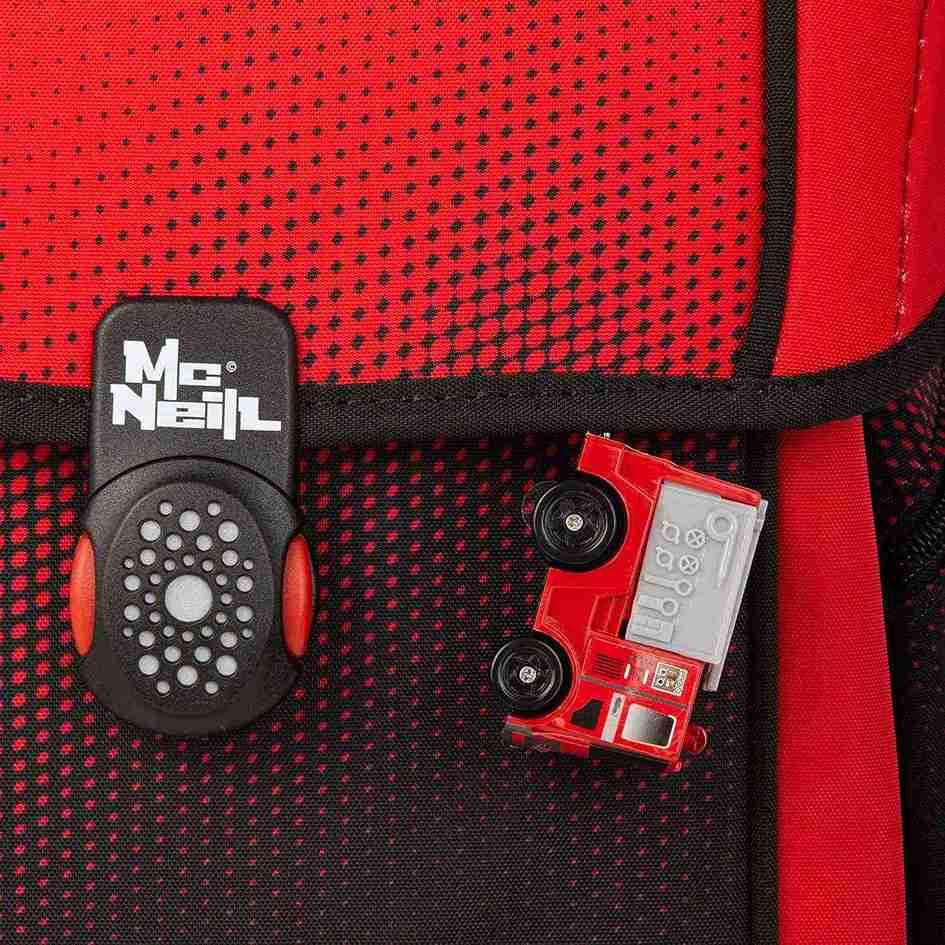 McNeill Ergo Perfecto Gradient Cranberry Schulranzen Set 5tlg.