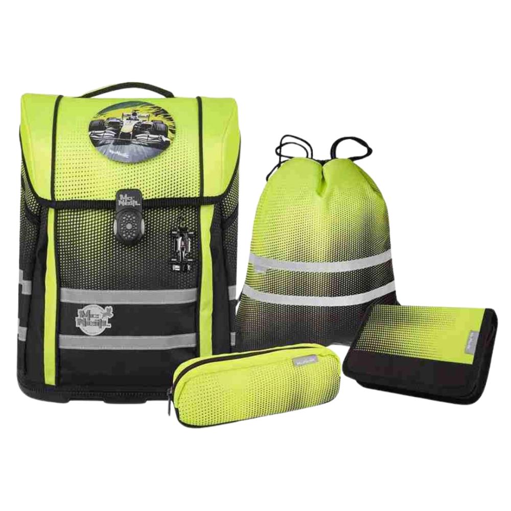 McNeill Ergo Perfecto Gradient Lemon Schulranzen Set 5tlg.