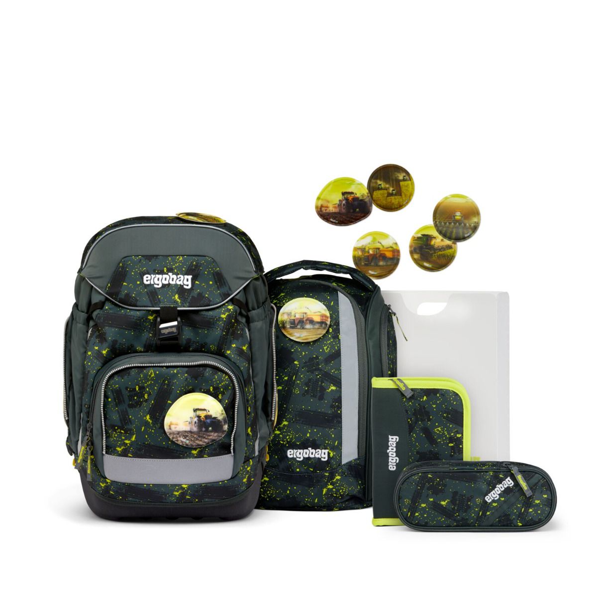 Ergobag Pack MähdreschBär Schulrucksack Set 6tlg.