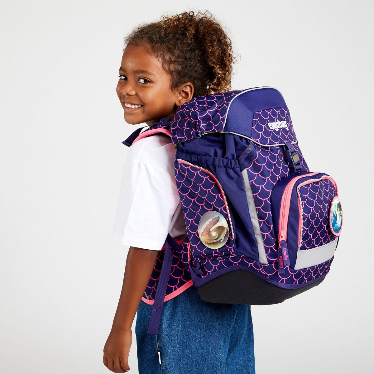 Ergobag Pack PerlentauchBär Lumi Edition Schulrucksack Set 6tlg.