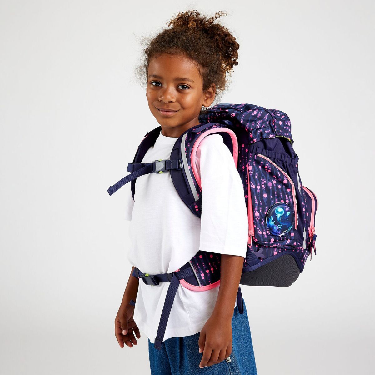 Ergobag Pack Bärmuda Viereck Lumi Edition Schulrucksack Set 6tlg.