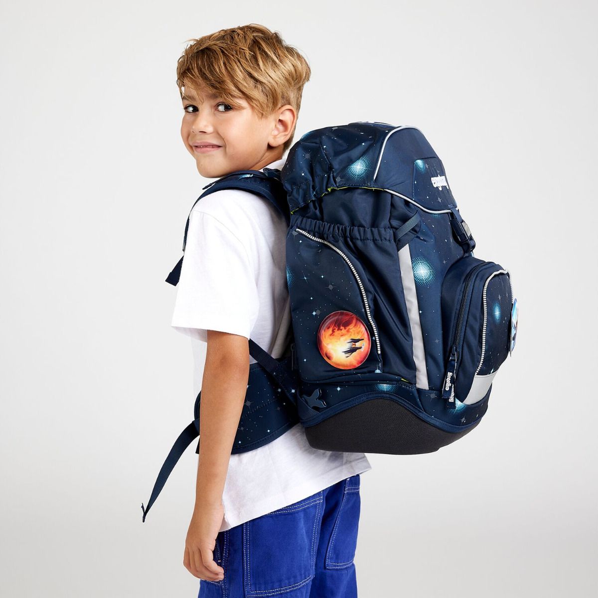 Ergobag Pack KoBärnikus Galaxy Glow Edition Schulrucksack Set 6tlg.