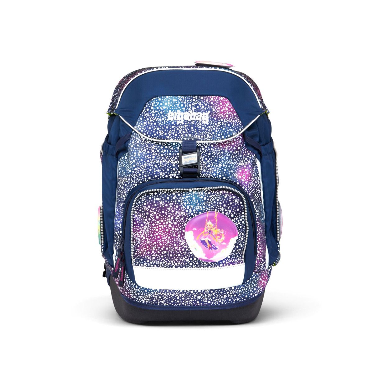 Ergobag Pack Bärlaxy Super Reflex Glow Edition Schulrucksack Set 6tlg.