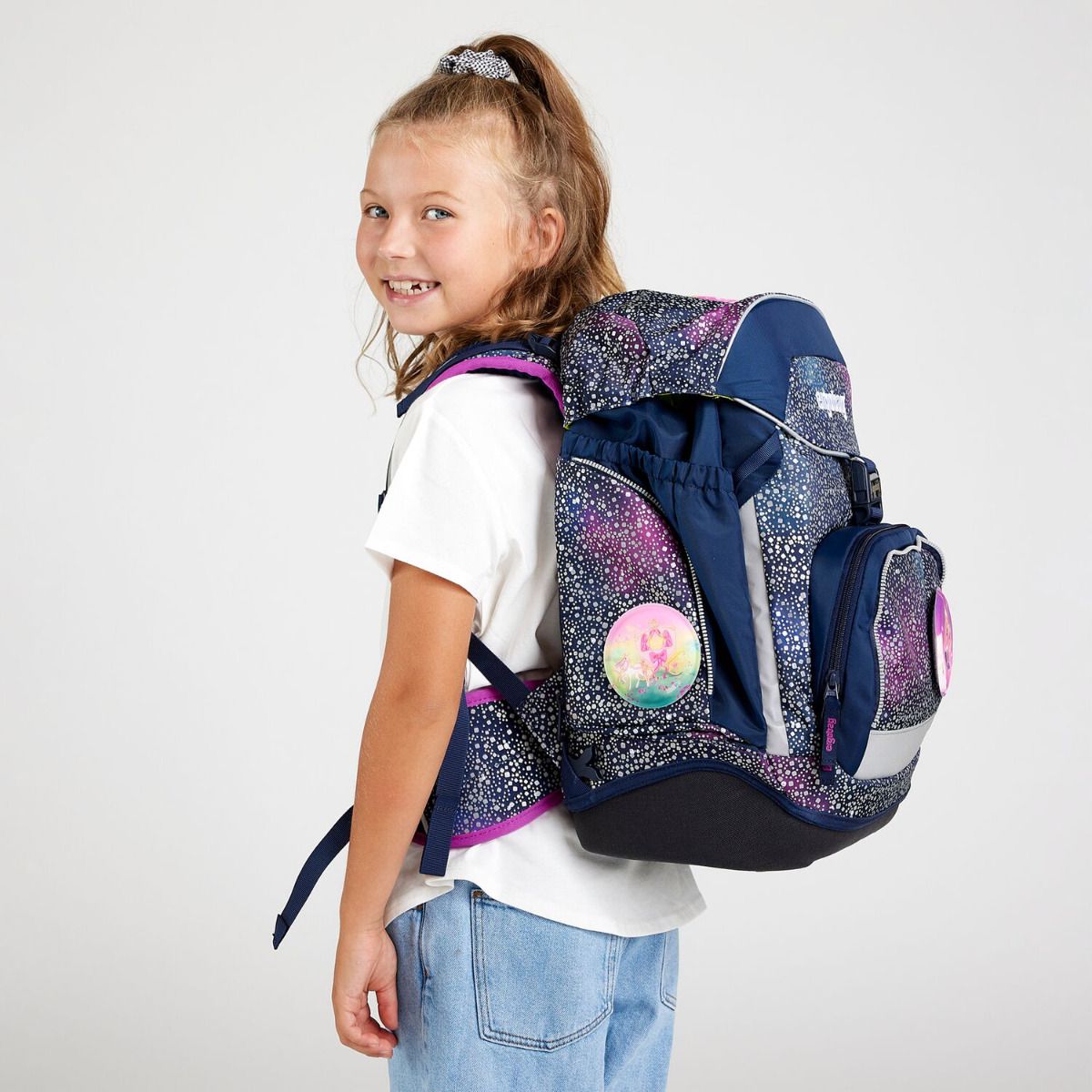 Ergobag Pack Bärlaxy Super Reflex Glow Edition Schulrucksack Set 6tlg.