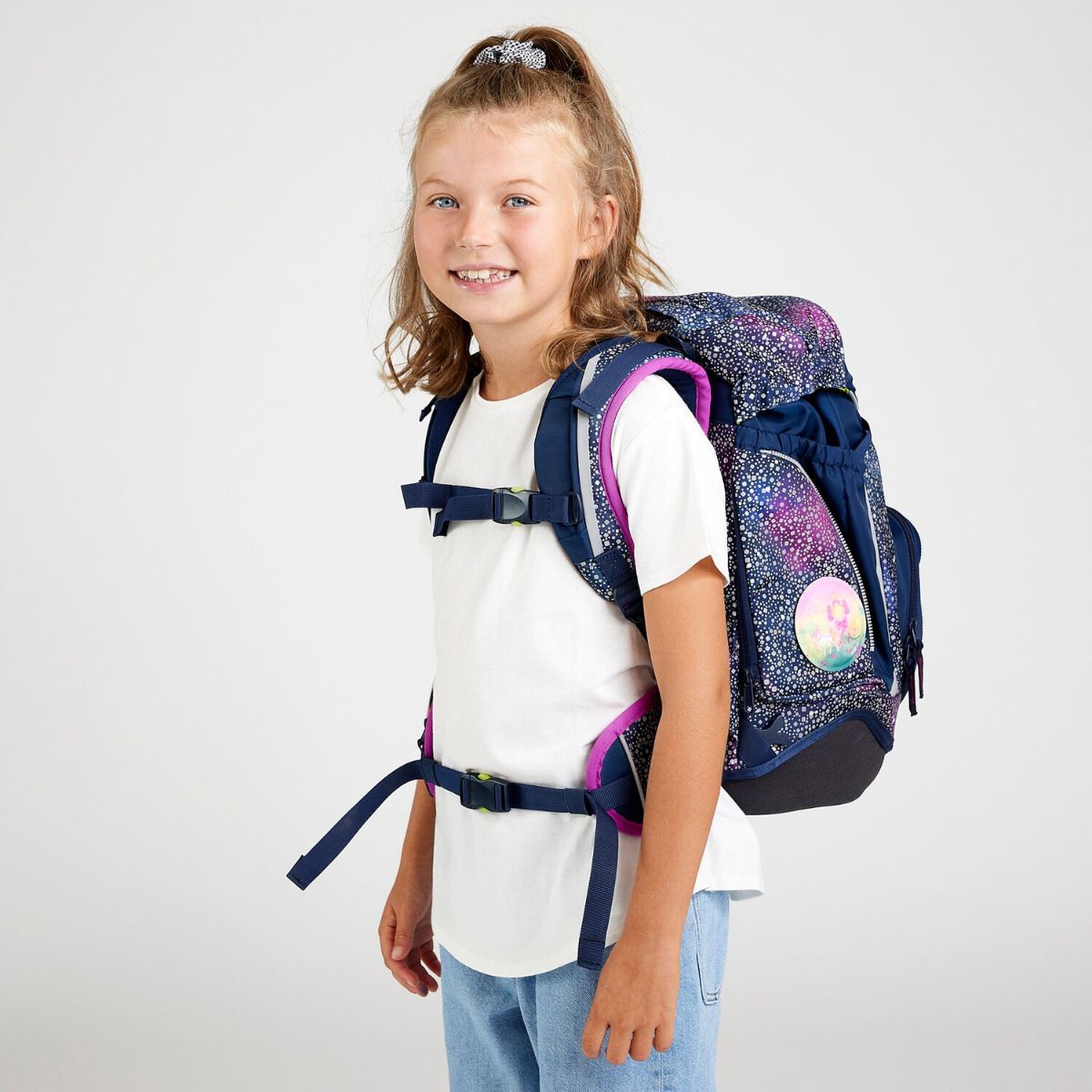 Ergobag Pack Bärlaxy Super Reflex Glow Edition Schulrucksack Set 6tlg.