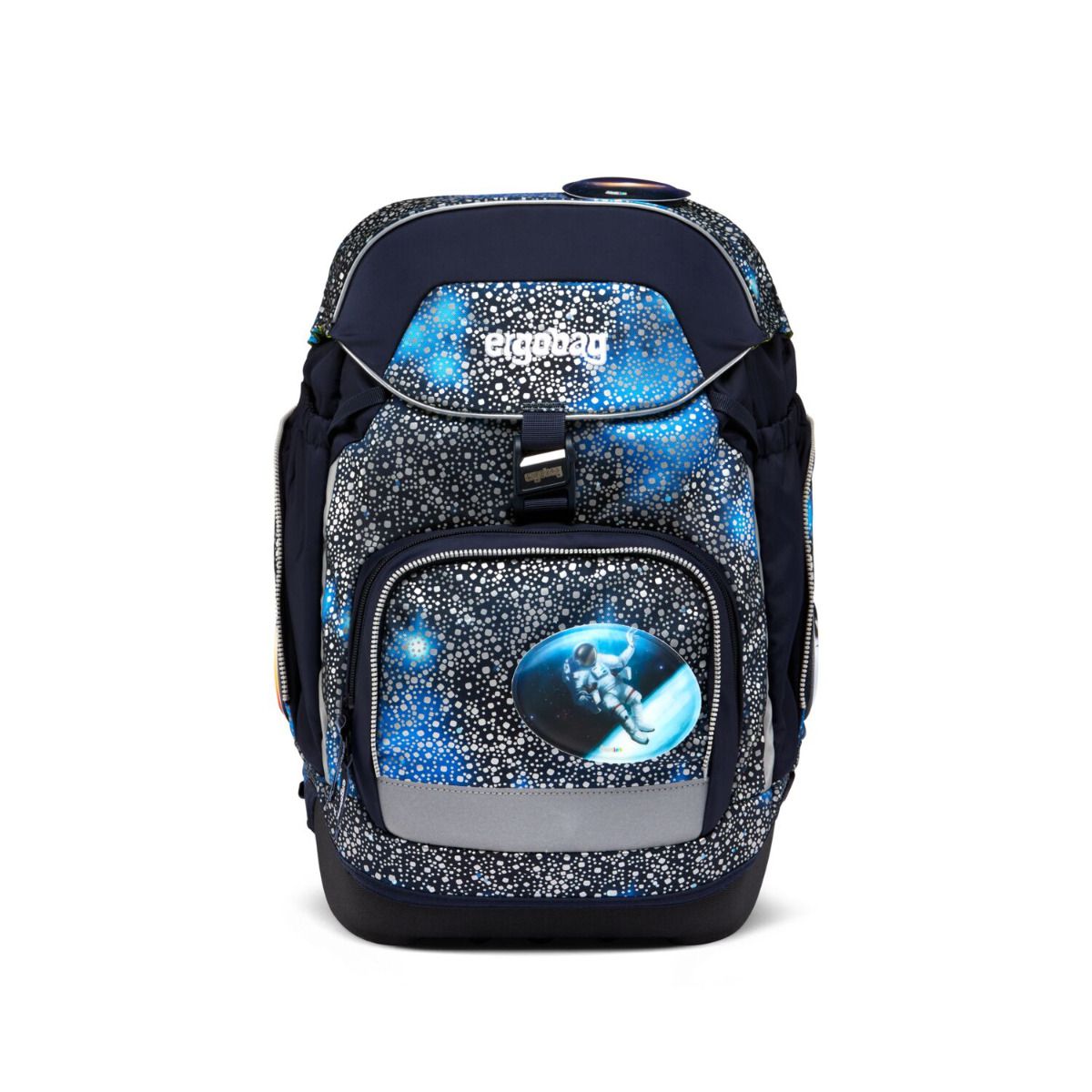 Ergobag Pack Bär Anhalter durch die Galaxis Super Reflex Glow Edition Schulrucksack Set 6tlg.