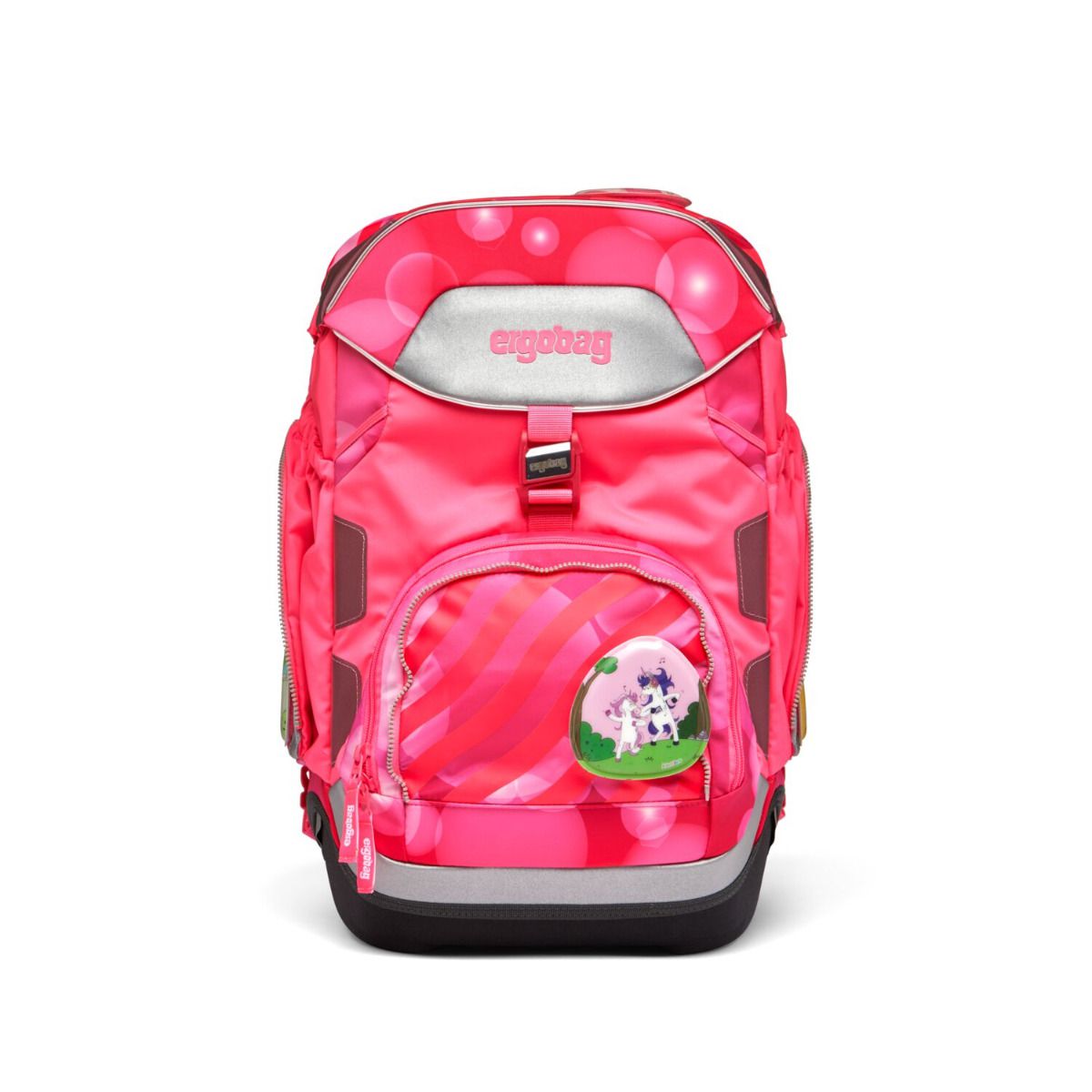 Ergobag Pack KuntBärbuntes Einhorn Neo Edition Schulrucksack Set 6tlg.