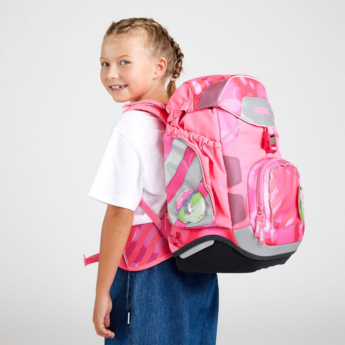 Ergobag Pack KuntBärbuntes Einhorn Neo Edition Schulrucksack Set 6tlg.