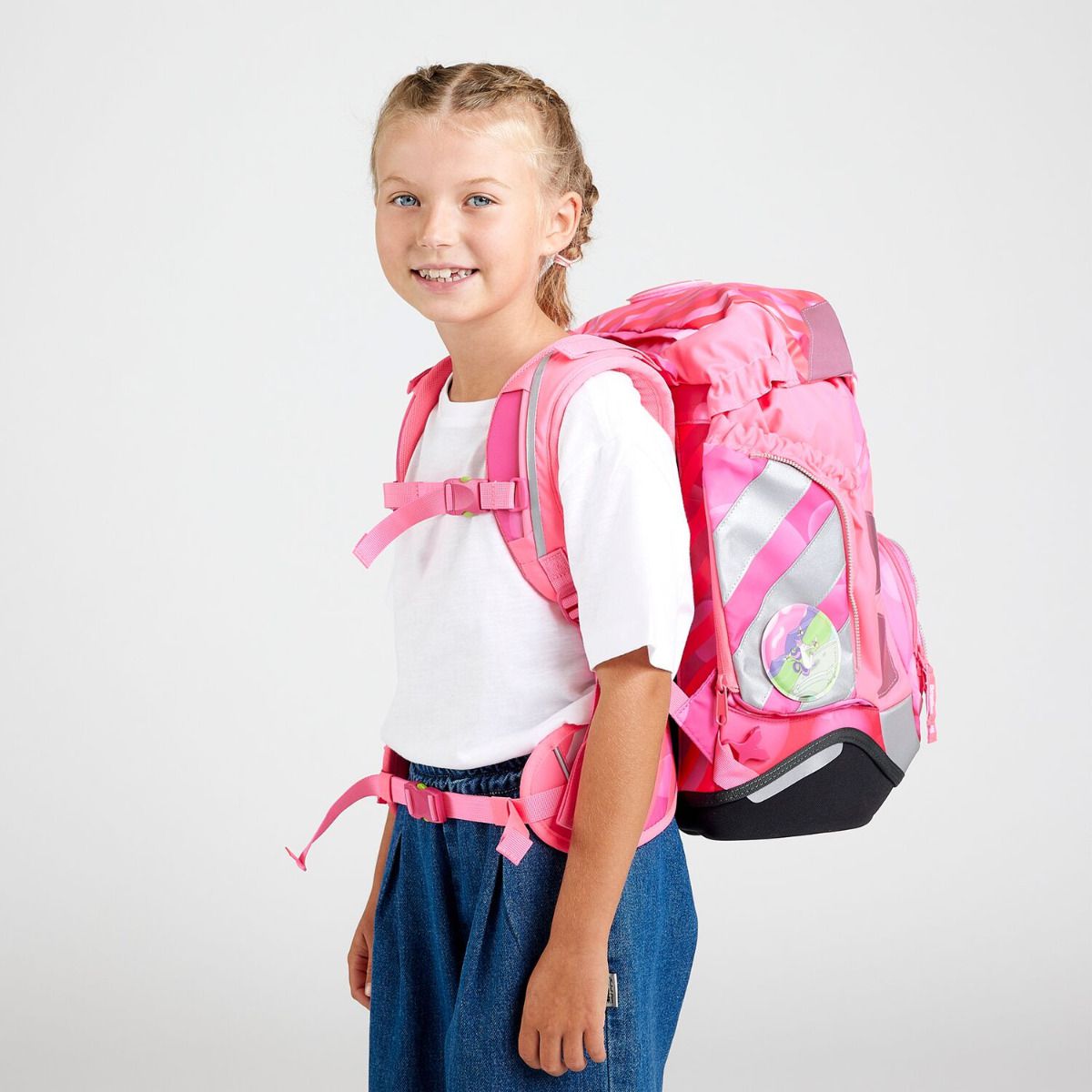 Ergobag Pack KuntBärbuntes Einhorn Neo Edition Schulrucksack Set 6tlg.