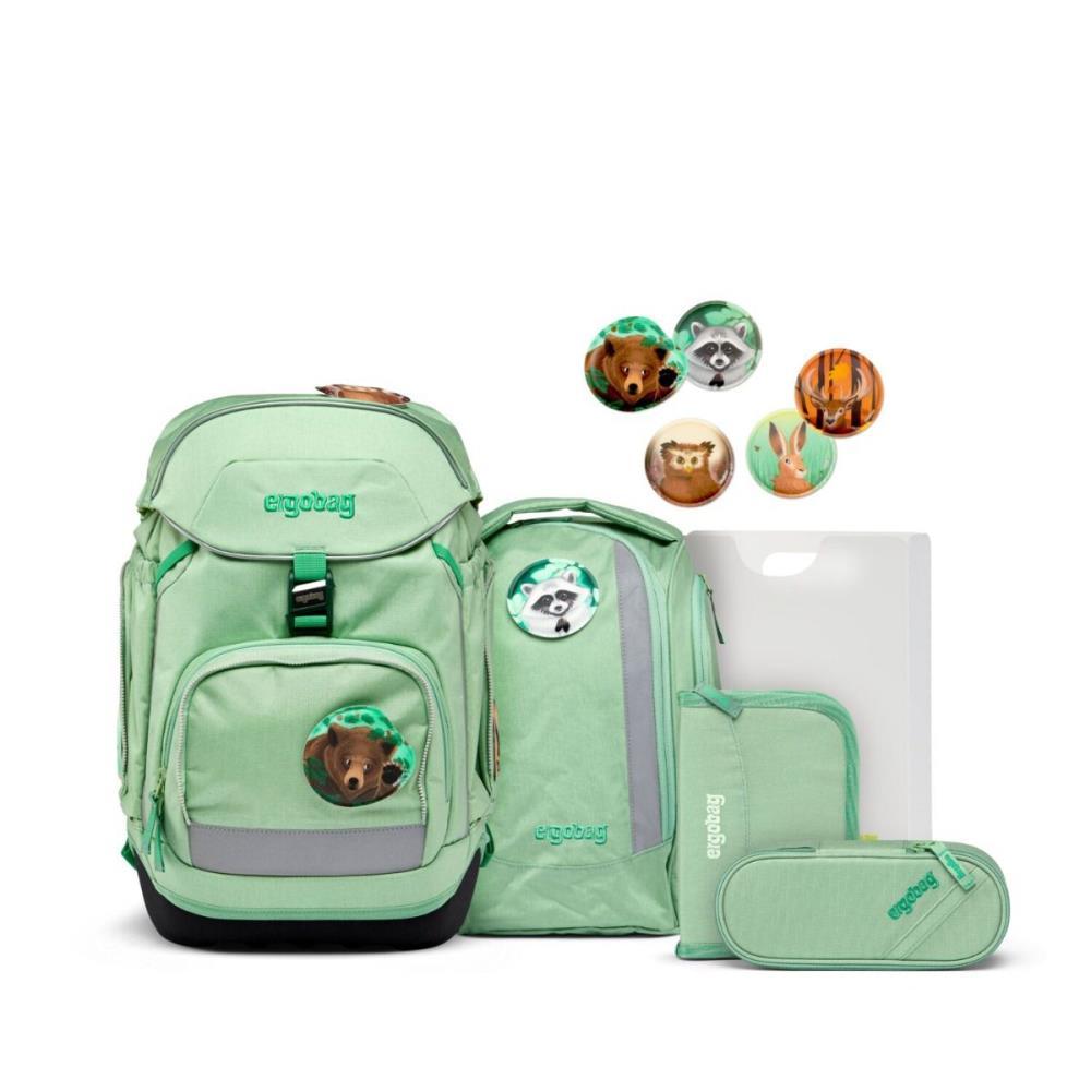 Ergobag Pack WaldBärwohner Eco Hero Edition Schulrucksack Set 6tlg.