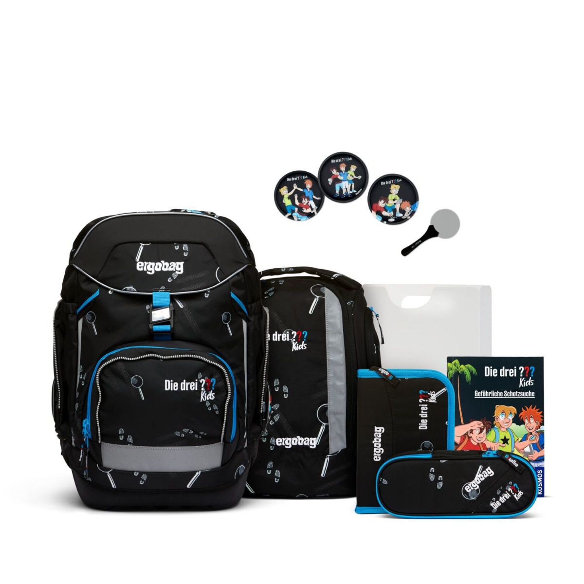 Ergobag Pack Bärdektiv Special Edition Schulrucksack Set 6tlg.