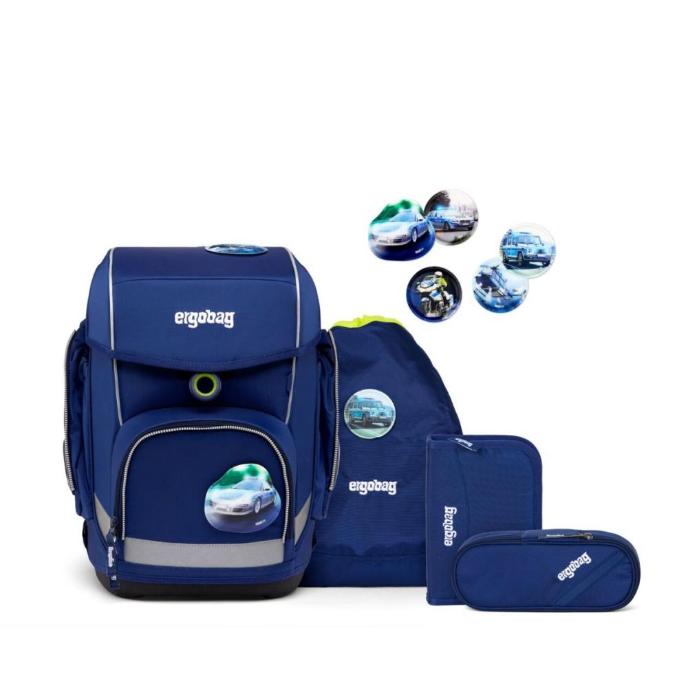 Ergobag Cubo BlaulichtBär Schulranzen Set 5tlg.