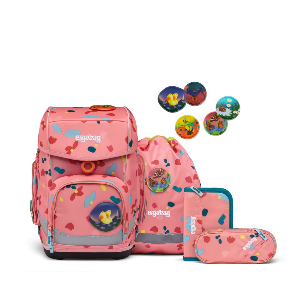 Ergobag Cubo ZitronenfaltBär Schulranzen Set 5tlg.