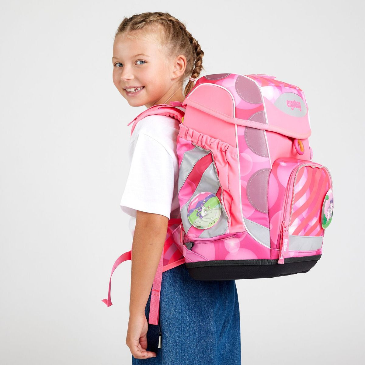 Ergobag Cubo KuntBärbuntes Einhorn Neo Edition Schulranzen Set 5tlg.
