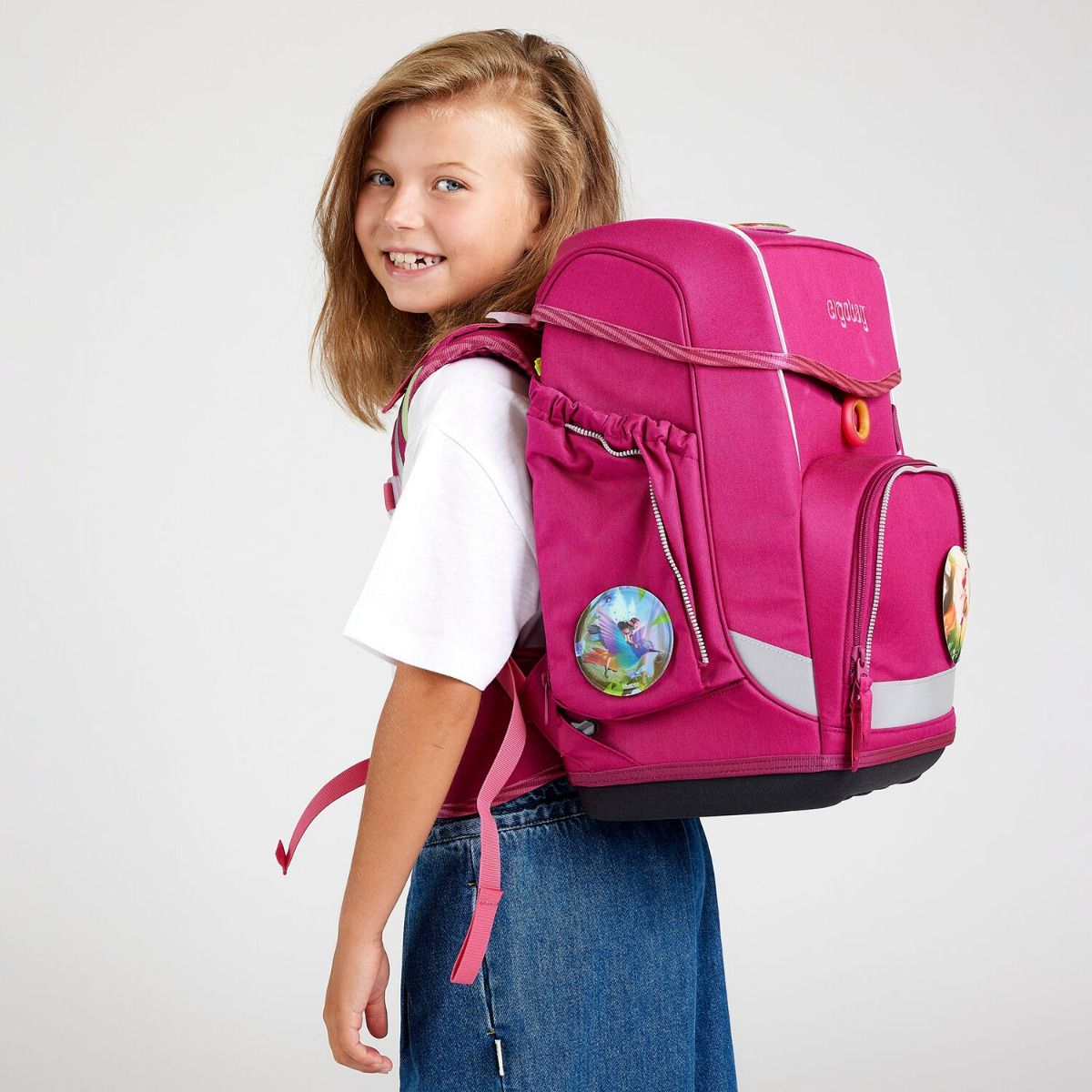 Ergobag Cubo WaldzauBär Eco Hero Edition Schulranzen Set 5tlg.