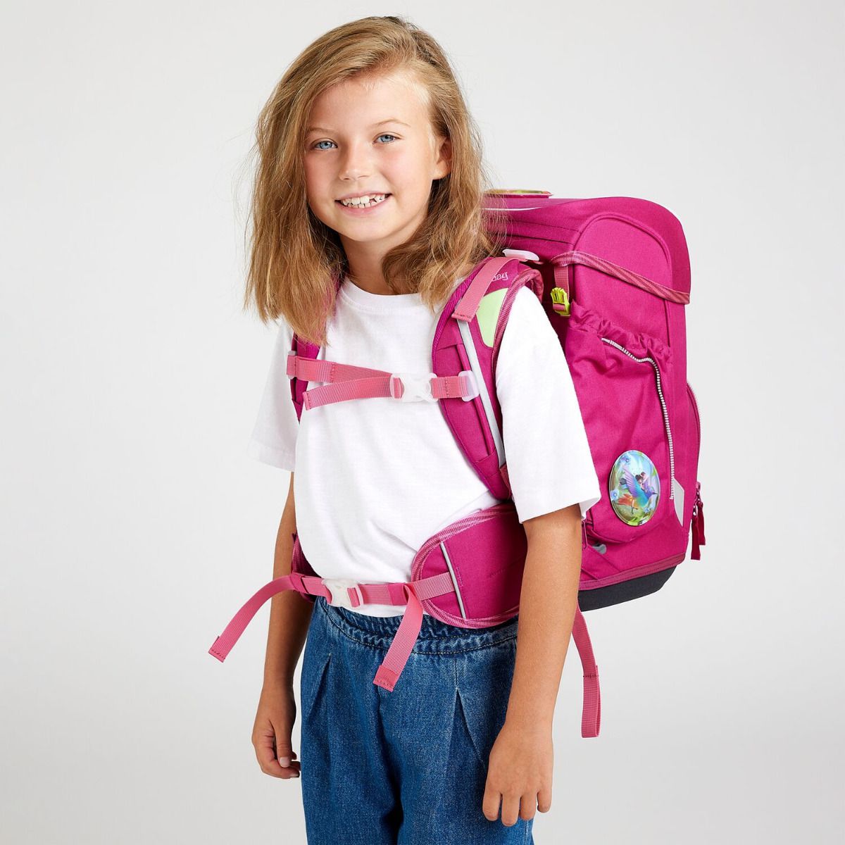 Ergobag Cubo WaldzauBär Eco Hero Edition Schulranzen Set 5tlg.