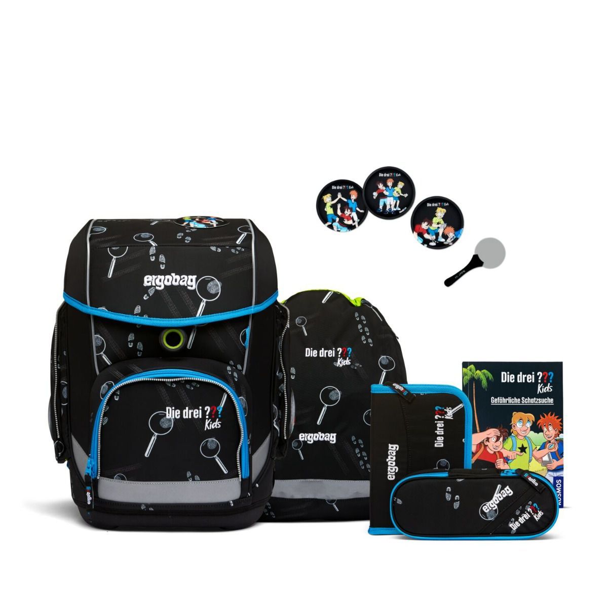 Ergobag Cubo Bärdektiv Special Edition Schulranzen Set 5tlg.