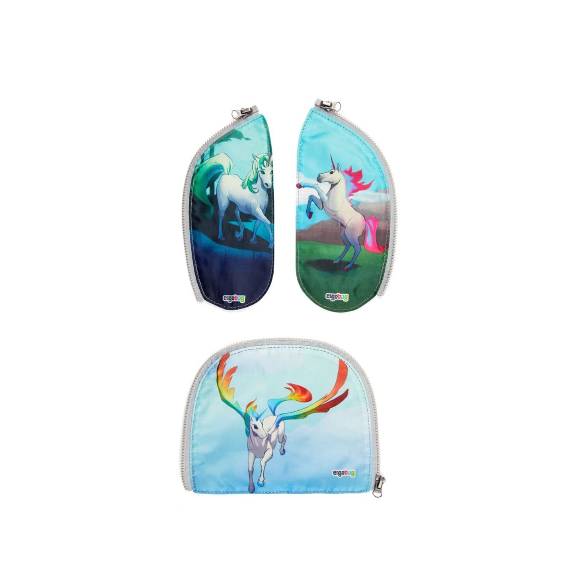 Ergobag Zippies Einhörner Zip-Seitenflächen 3tlg.