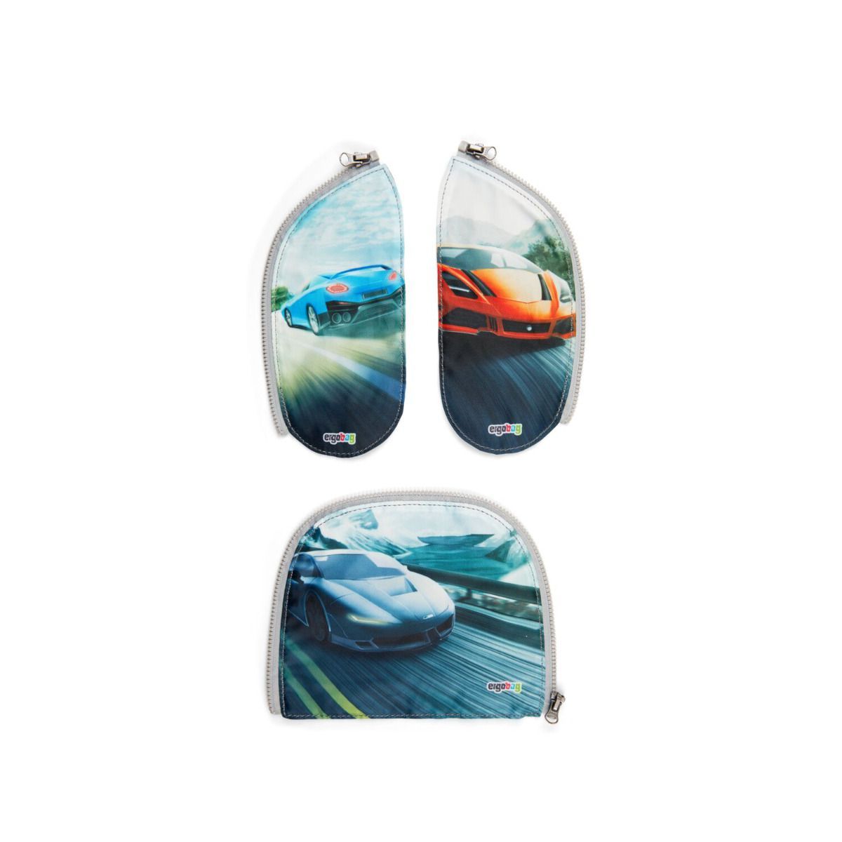 Ergobag Zippies Autos Zip-Seitenflächen 3tlg.