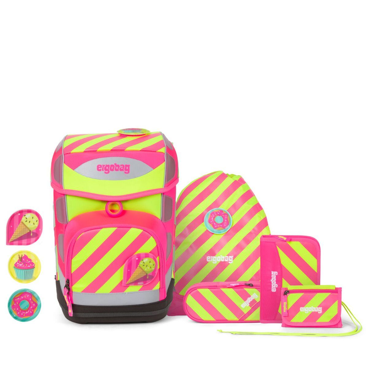 Ergobag Cubo StrahleBär Neo Edition Schulranzen Set 6tlg.