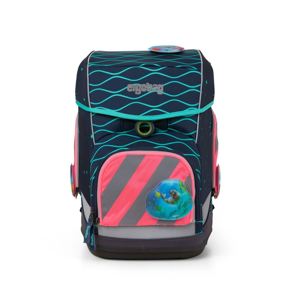 Ergobag Sicherheitsset Pink mit Reflektorstreifen 3tlg.