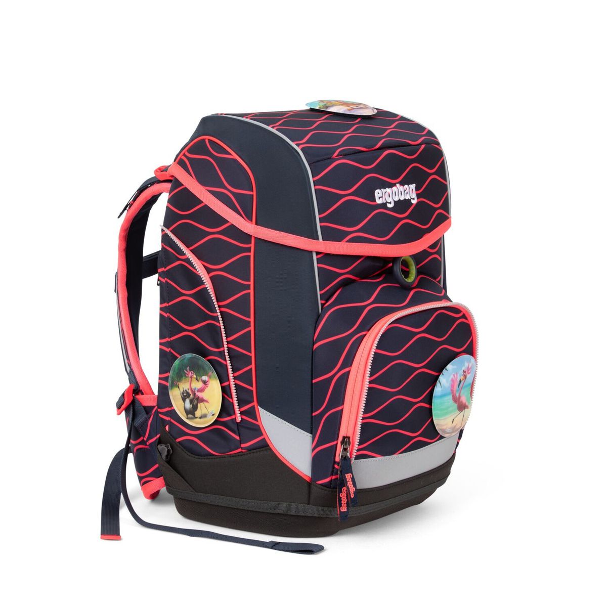 Ergobag Cubo WellenreitBär LUMI Edition Schulranzen Set 5tlg.