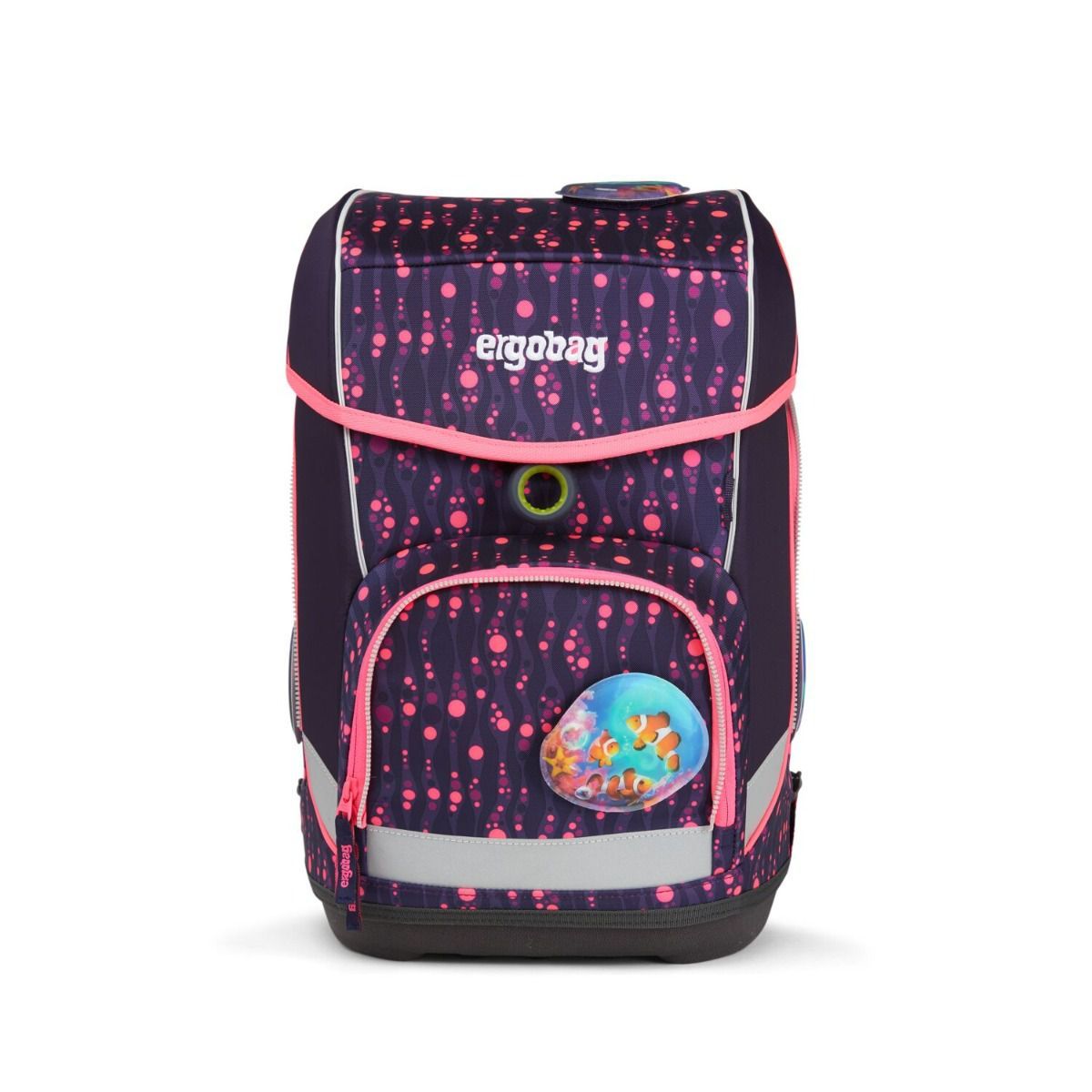 Ergobag Cubo Bärmuda Viereck LUMI Edition Schulranzen Set 5tlg.