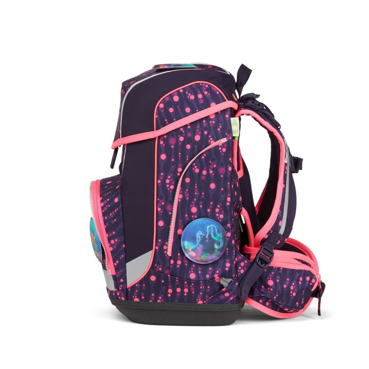 Ergobag Cubo Bärmuda Viereck LUMI Edition Schulranzen Set 5tlg.