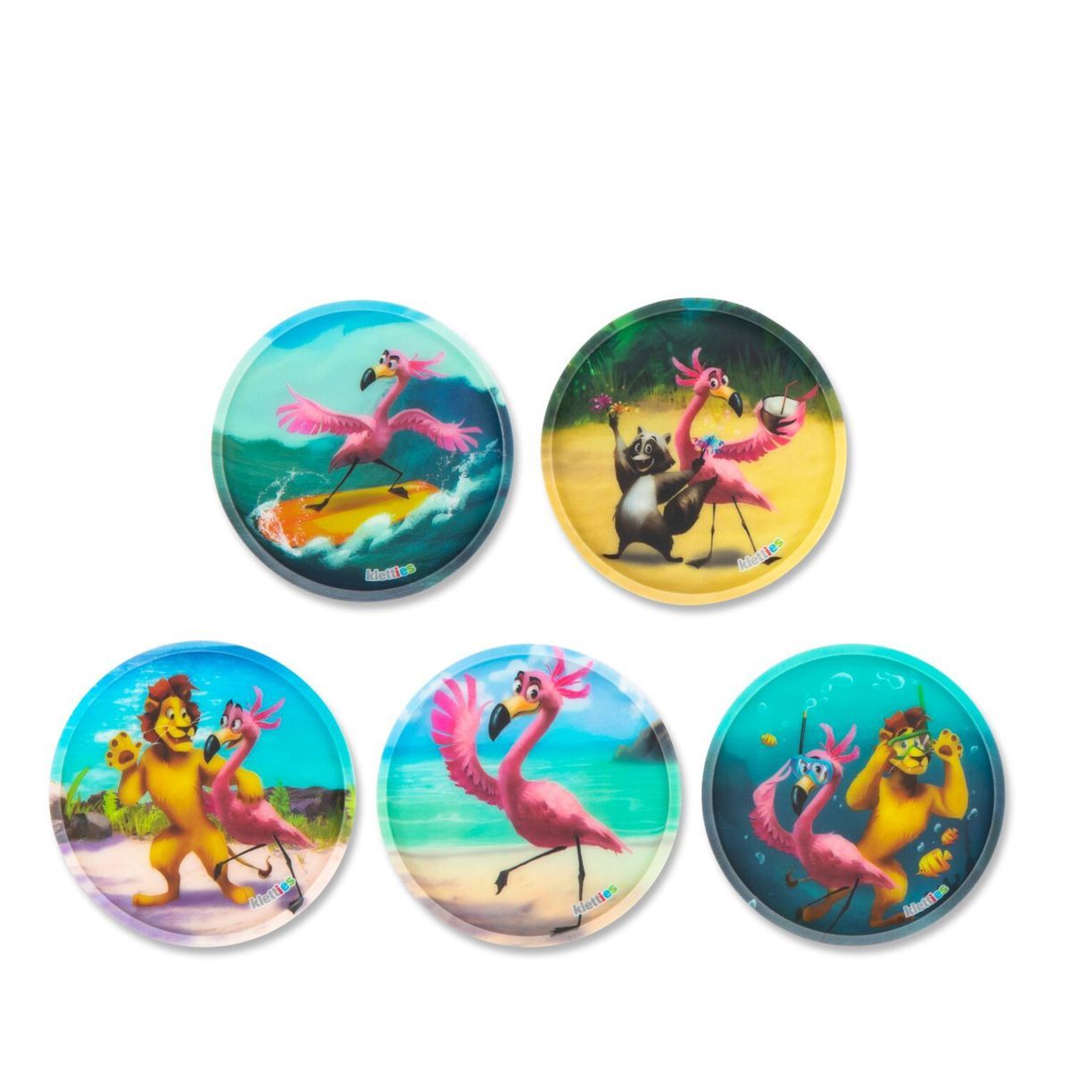 Ergobag Klettie-Set 5tlg. Flamingo