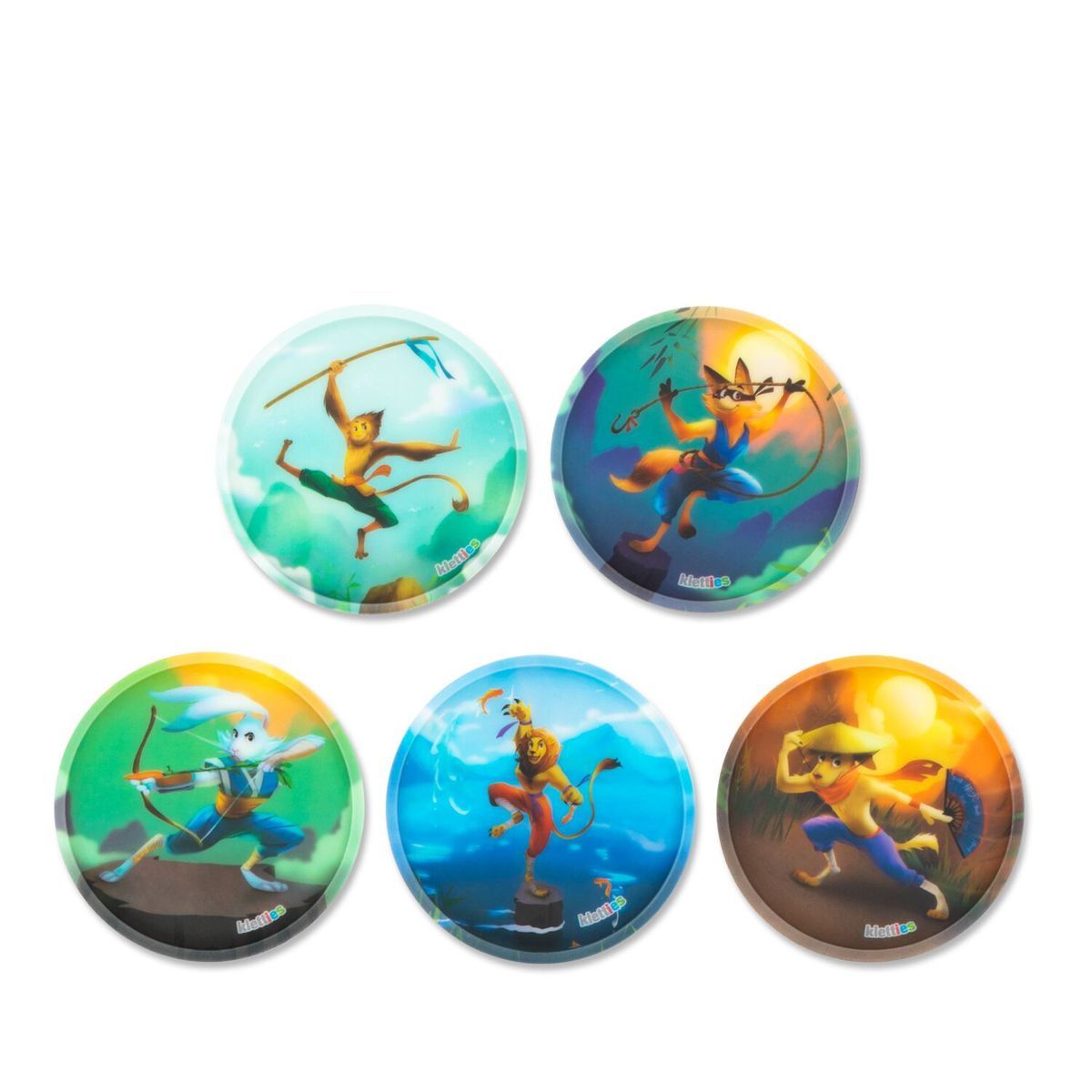 Ergobag Klettie-Set 5tlg. Ninjas