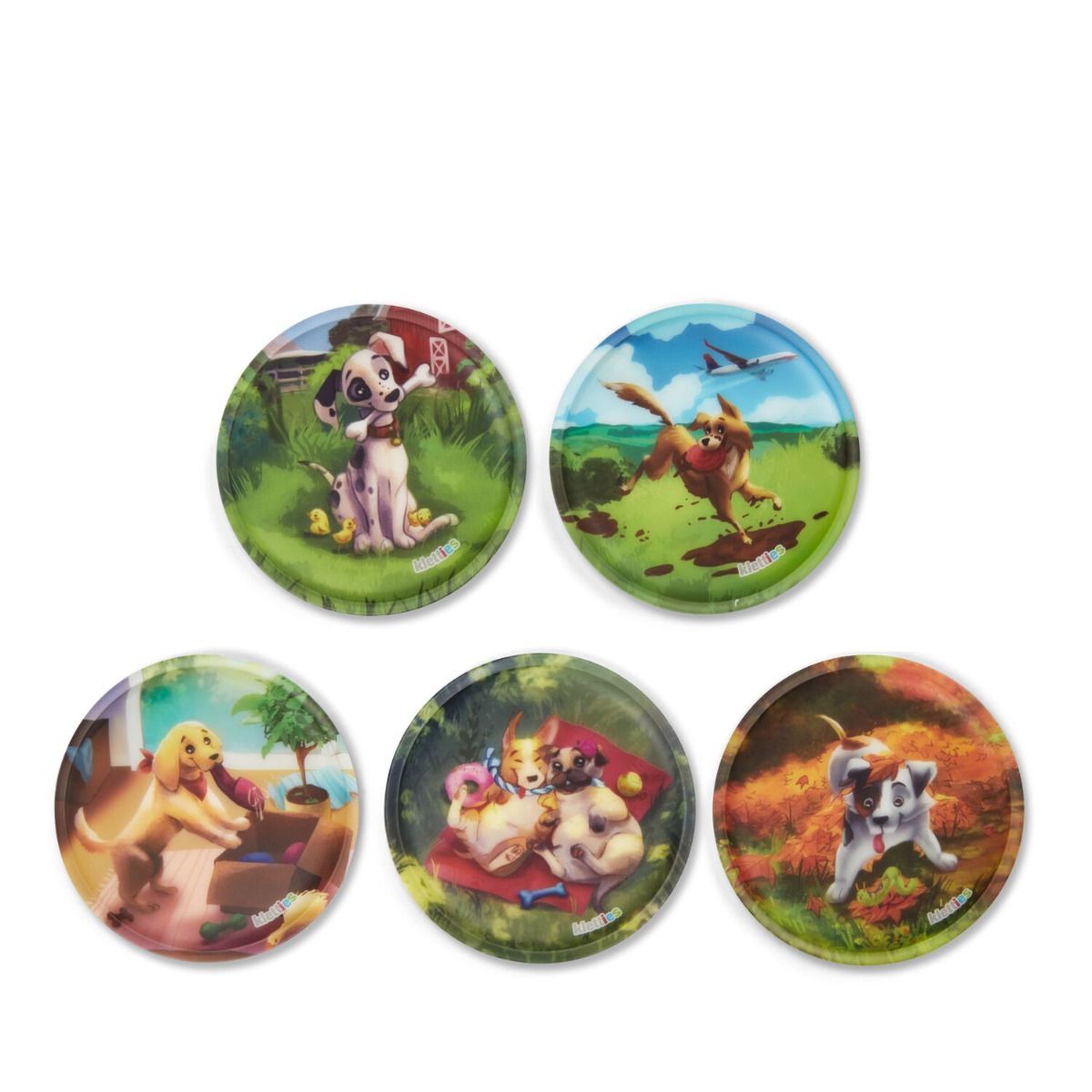 Ergobag Klettie-Set 5tlg. Hundewelpen