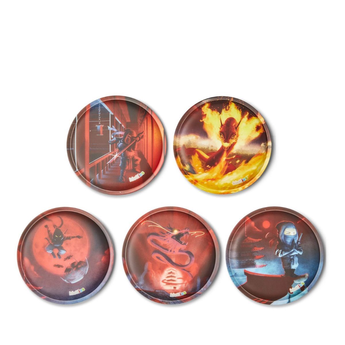 Ergobag Klettie-Set 5tlg. Feuerdrache