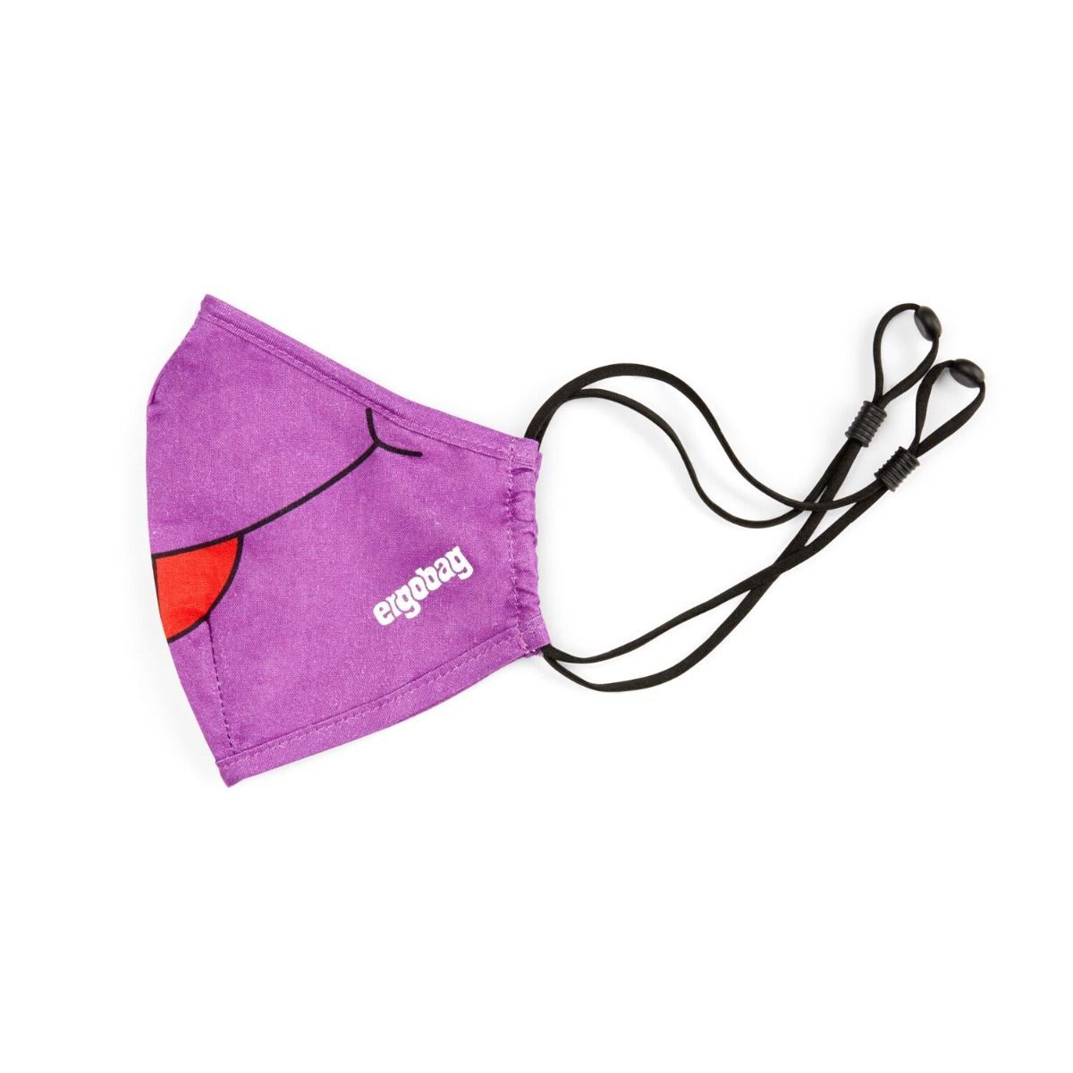 Ergobag Kinder Mund-Nase-Maske Lila