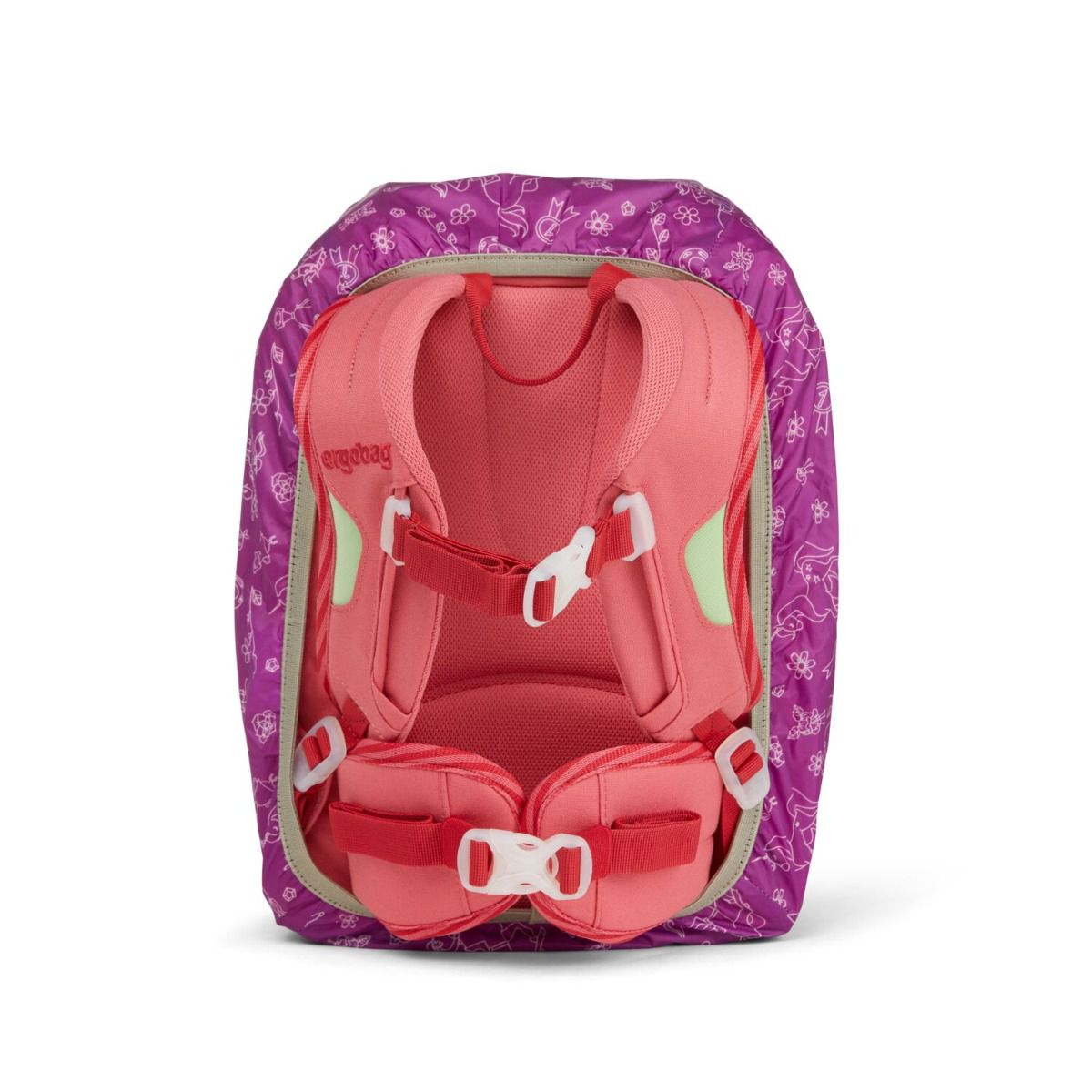 Ergobag Mini Regencape Pferde Regenhülle