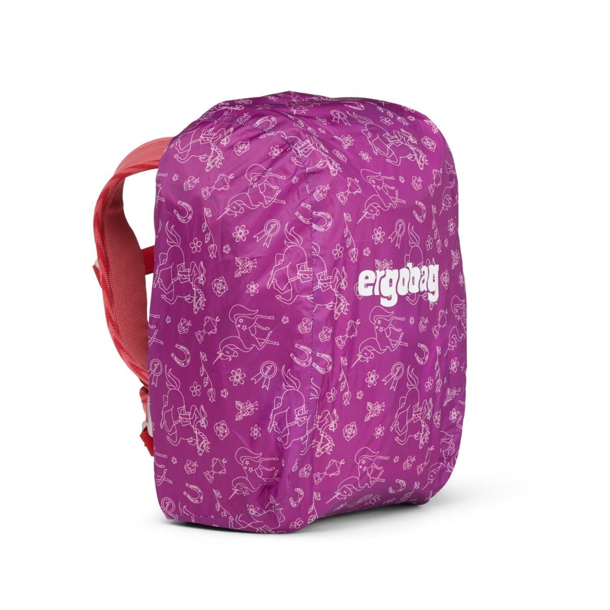 Ergobag Mini Regencape Pferde Regenhülle