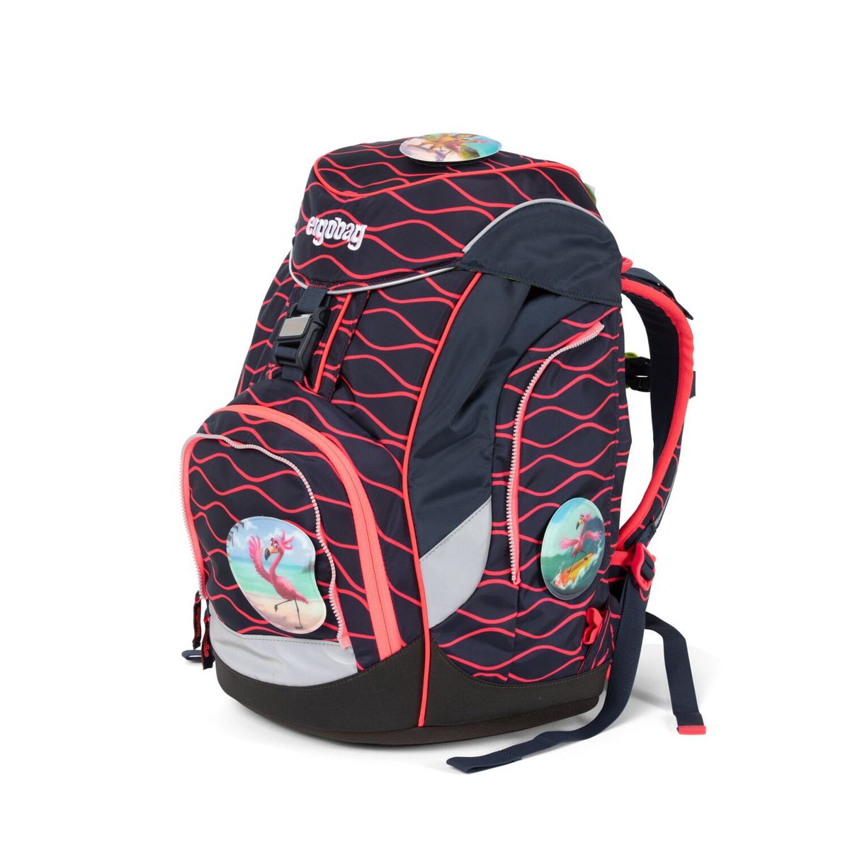 Ergobag Pack WellenreitBär LUMI Edition Schulrucksack Set 6tlg.