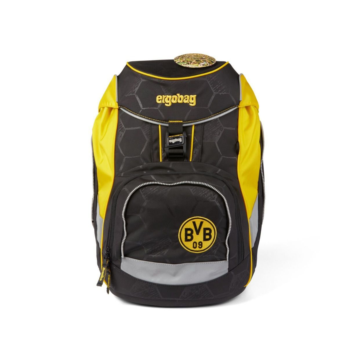 Ergobag Pack Borussia Dortmund Limited Edition Schulrucksack Set 6tlg. inkl. gratis Klettie