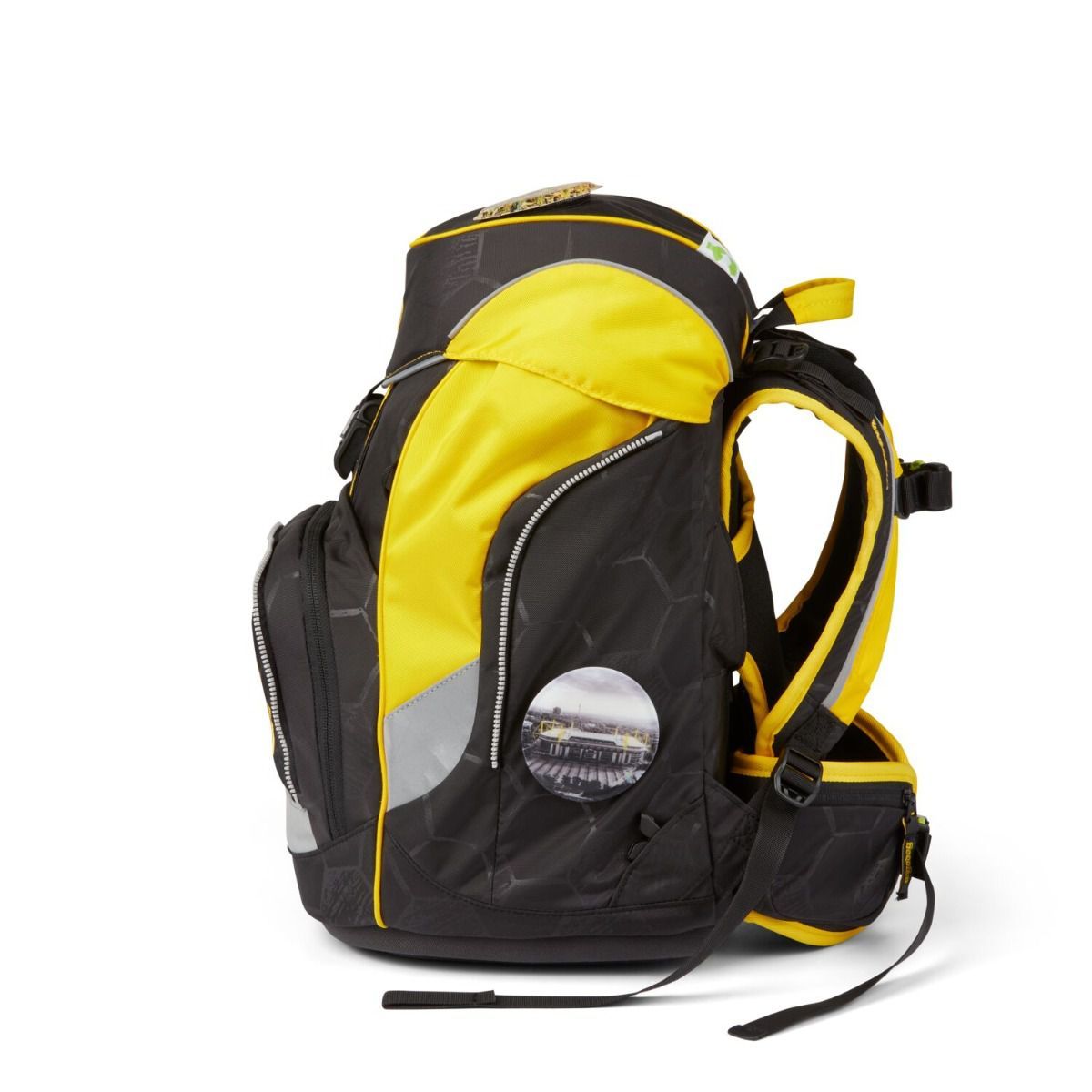 Ergobag Pack Borussia Dortmund Limited Edition Schulrucksack Set 6tlg. inkl. gratis Klettie
