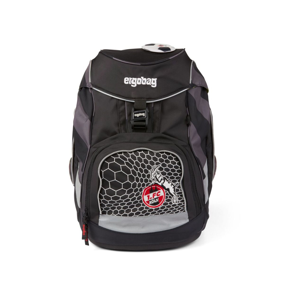 Ergobag Pack DomstürmBär Limited Edition Schulrucksack Set 6tlg. inkl. gratis Klettie