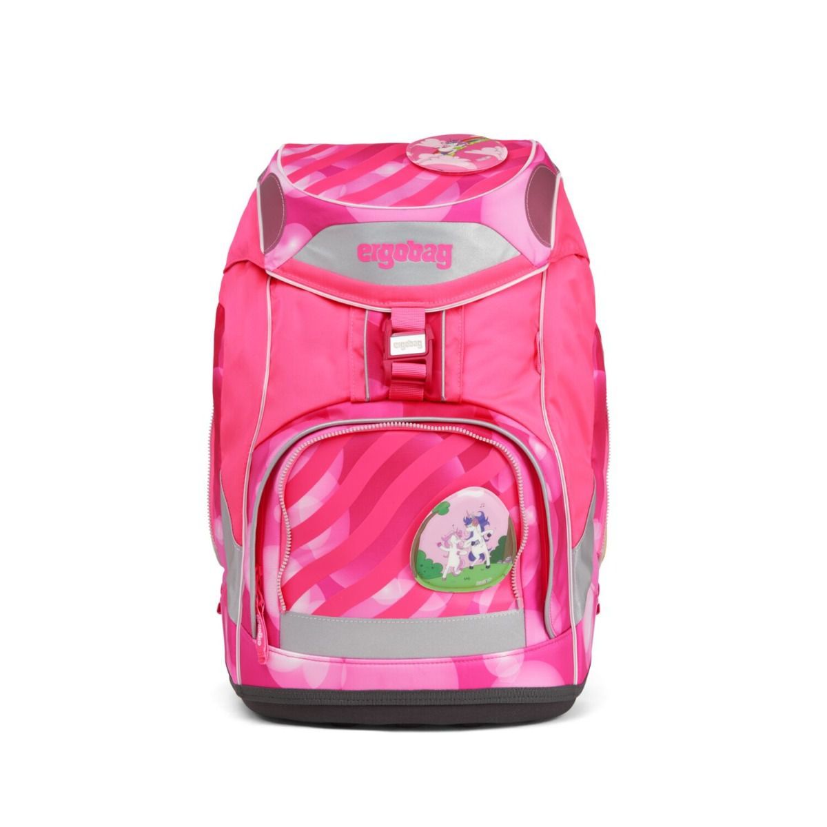 Ergobag Pack KuntBärbuntes Einhorn Neo Edition Schulrucksack Set 6tlg.