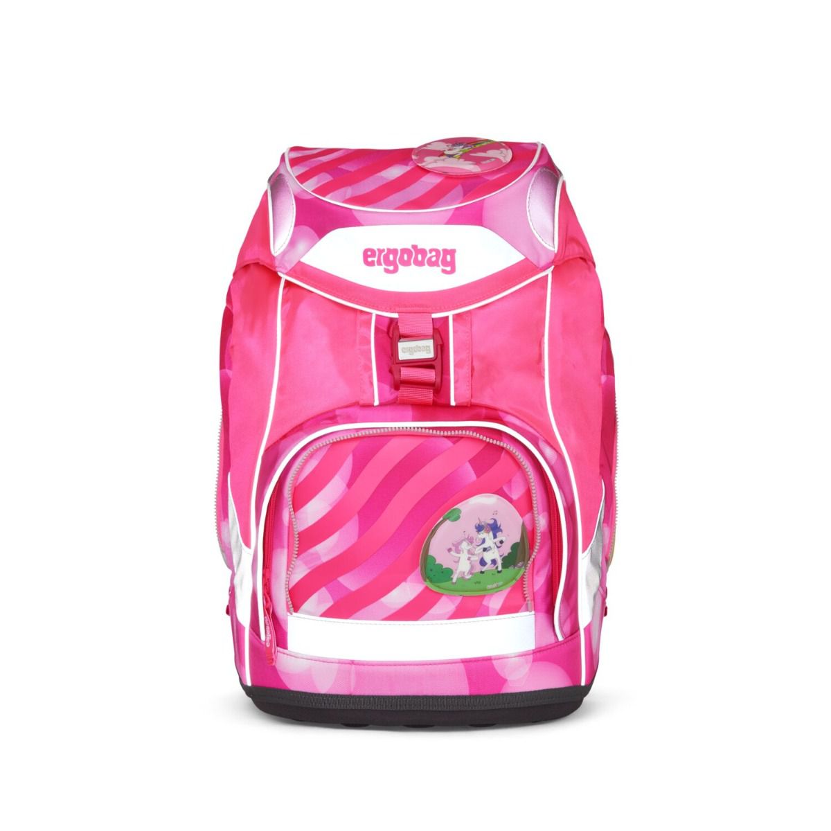 Ergobag Pack KuntBärbuntes Einhorn Neo Edition Schulrucksack Set 6tlg.