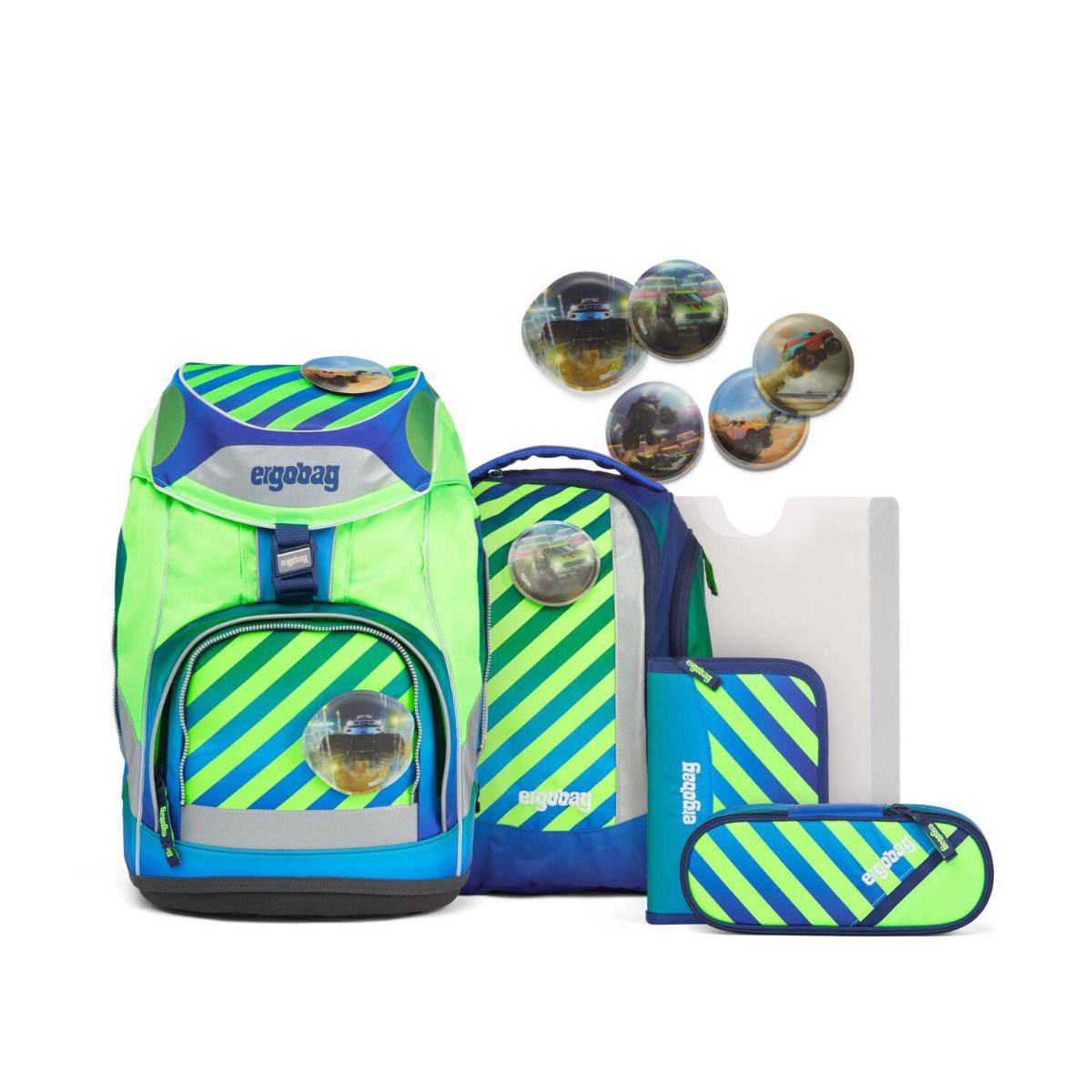 Ergobag Pack TruckBär Neo Edition Schulrucksack Set 6tlg.