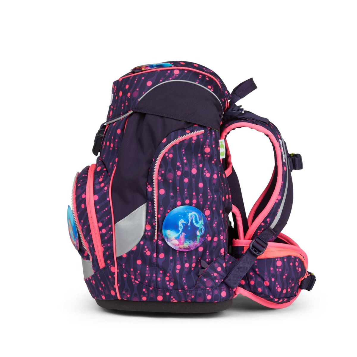 Ergobag Pack Bärmuda Viereck LUMI Edition Schulrucksack Set 6tlg.