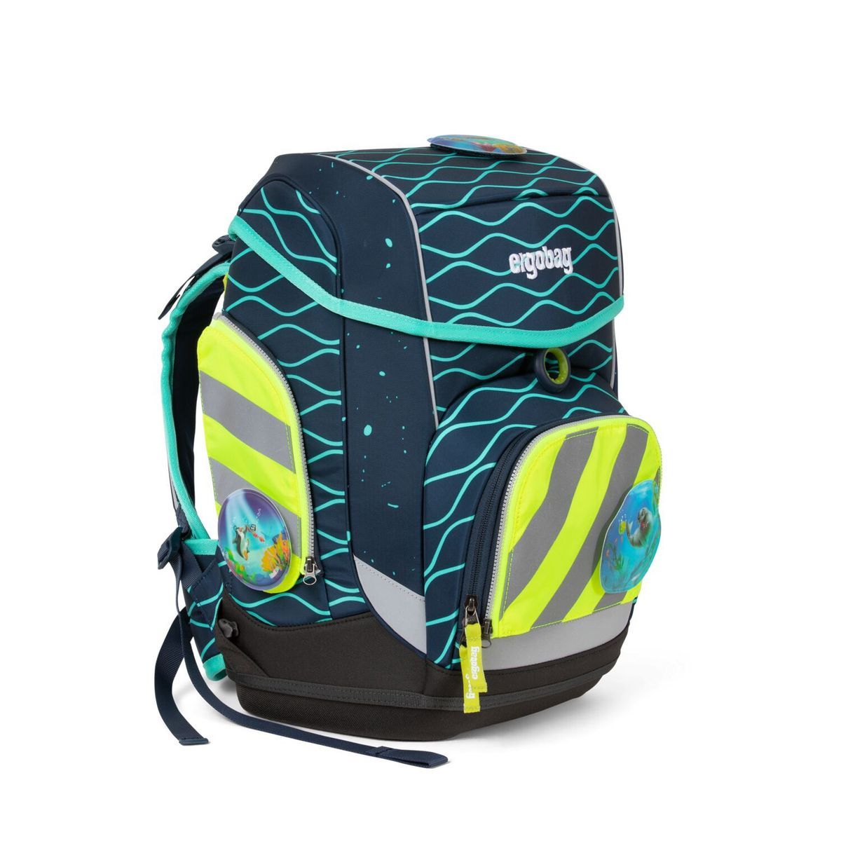 Ergobag Sicherheitsset Gelb mit Reflektorstreifen 3tlg.