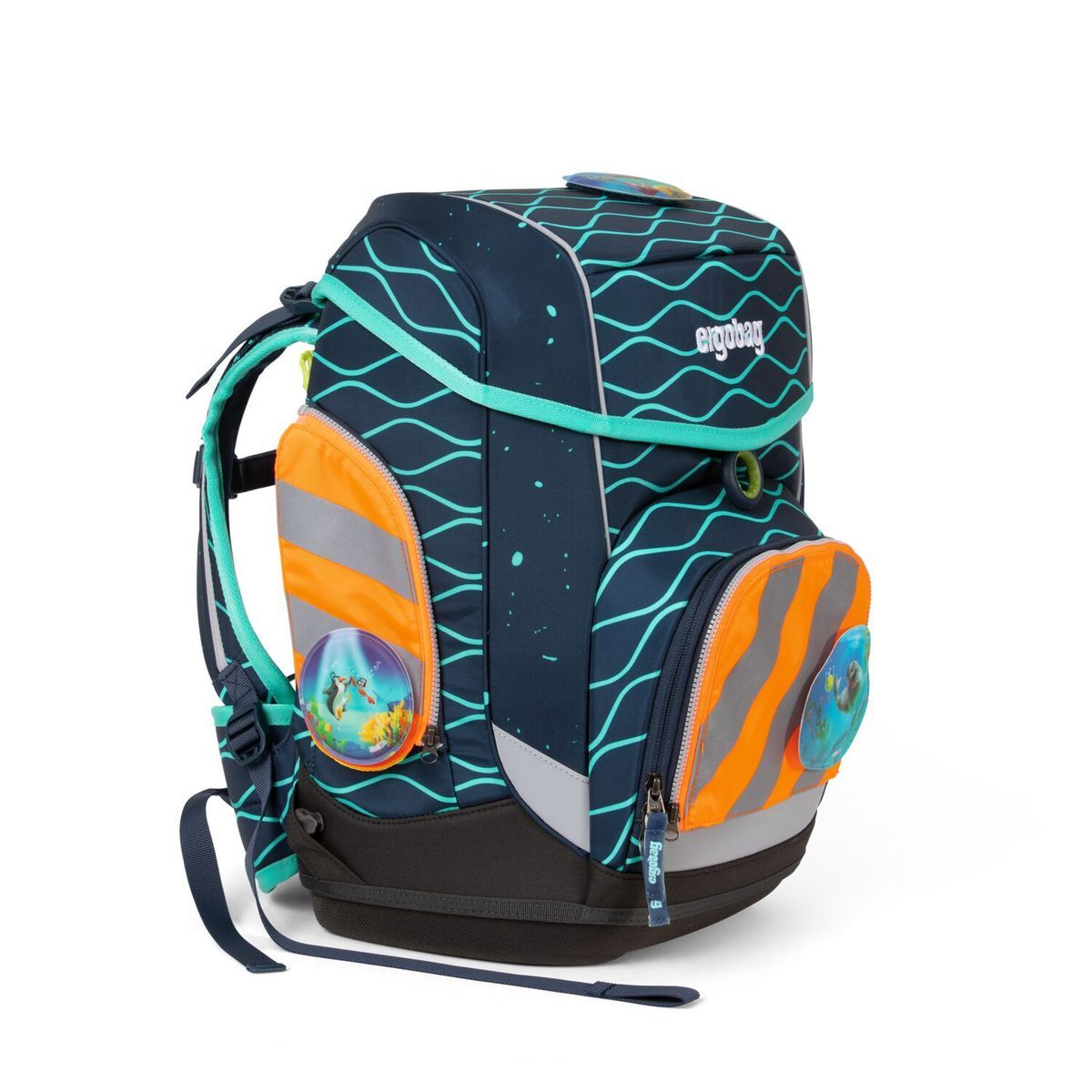 Ergobag Sicherheitsset Orange mit Reflektorstreifen 3tlg.