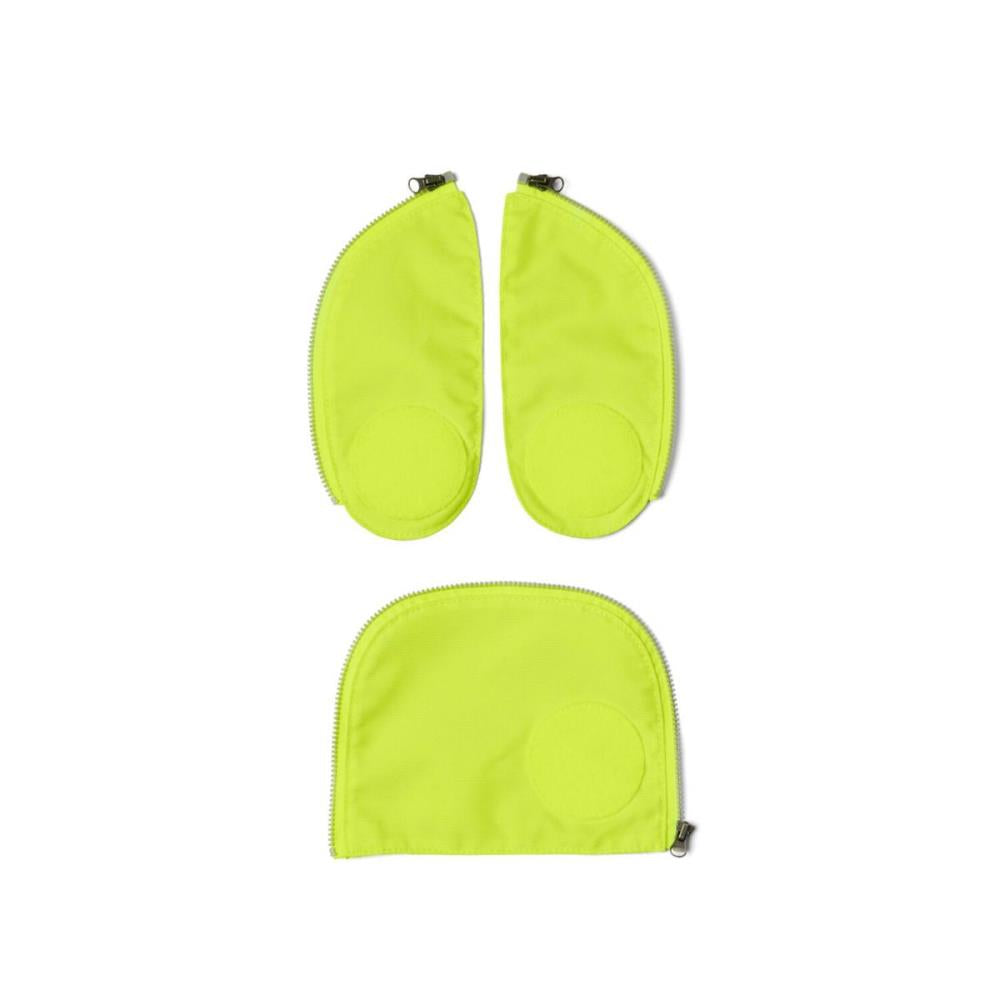 Ergobag Sicherheitsset Gelb Fluoreszierende Zip-Flächen 3tlg.