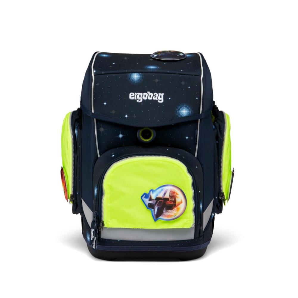 Ergobag Sicherheitsset Gelb Fluoreszierende Zip-Flächen 3tlg.