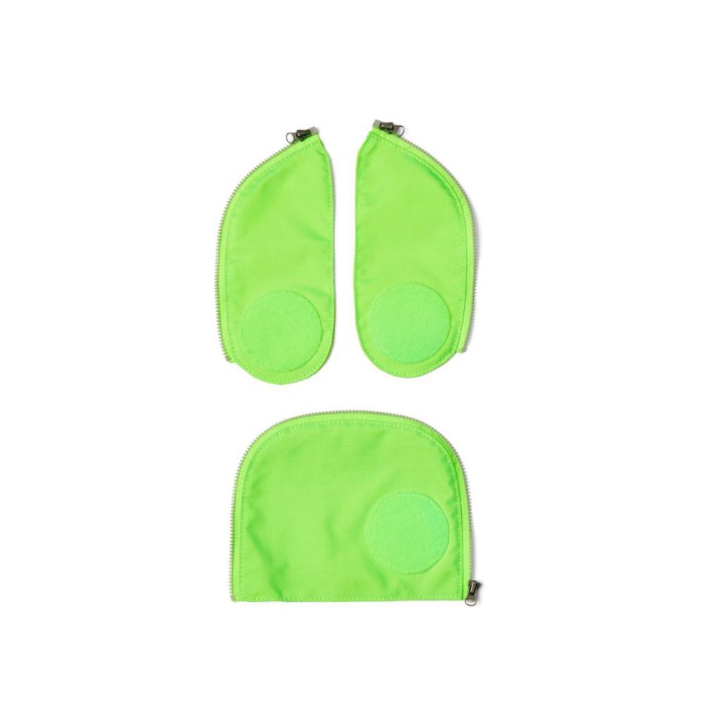 Ergobag Sicherheitsset Grün Fluoreszierende Zip-Flächen 3tlg.
