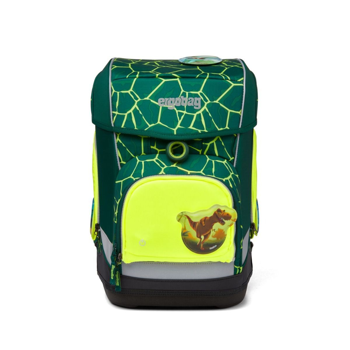 Ergobag LED Sicherheitsset Gelb Fluoreszierende Zip-Flächen 3tlg.