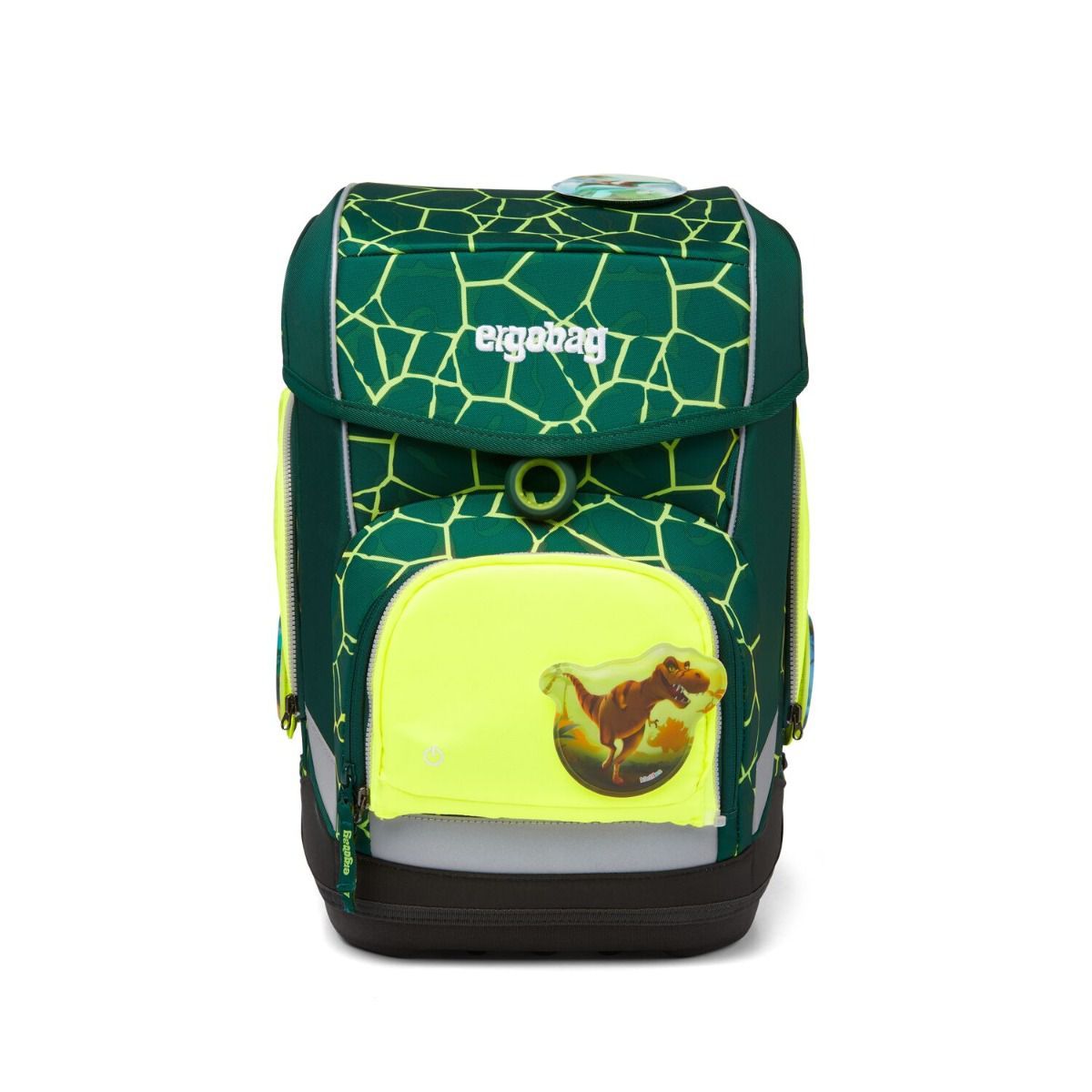 Ergobag LED Sicherheitsset Gelb Fluoreszierende Zip-Flächen 3tlg.